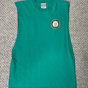 Vintage Boston Celtics IBEW 103 Cut off Graphic Tee back hit. Size Medium